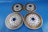 Maserati Ghibli Trofeo 3.8 front & rear brake rotors dimpled TopEuro #12210